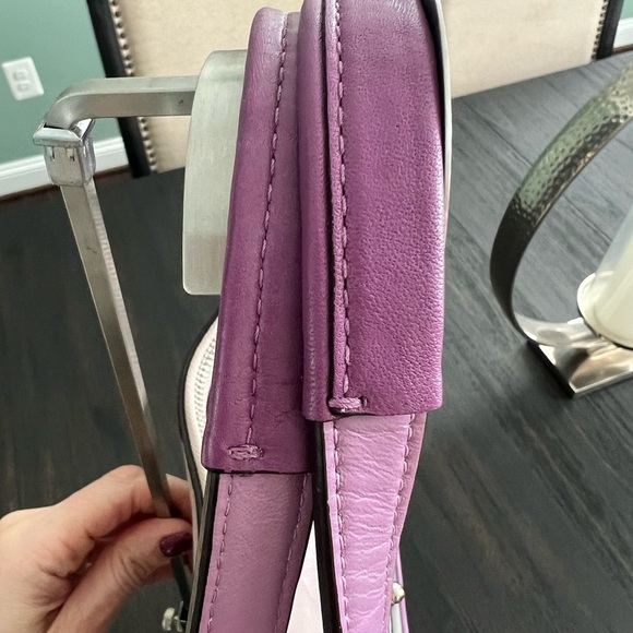 COACH F22510 Kristin Spectator Leather Round Satchel - Picture 7 of 16